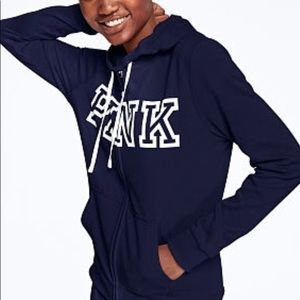 PINK VS Navy Blue Hoodie!